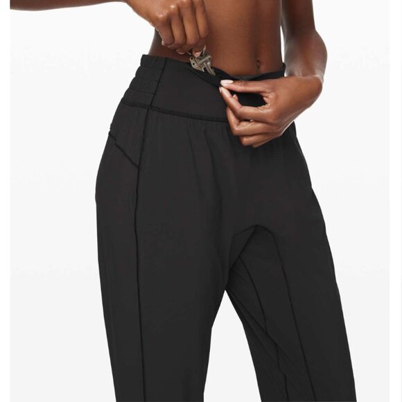 Lululemon Sun Setter Jogger *28" Black/Dark Gray Size 10 - Picture 4 of 7